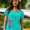 Monae - Ocean Short Sleeve Pima V-Neck T-Shirt 2 Monae - Ocean Short Sleeve Pima V-Neck T-Shirt -Chic Clothing Shop be8f710f 9cf6 4c38 a05e c5b5b2636f97