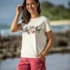 Aloha Band - Coconut Dyed Short Sleeve Crewneck T-Shirt -Chic Clothing Shop c0ee6b27 b604 4546 ac8d aa4484279b66
