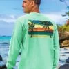 Sunset Scenic - Key Lime Dyed Long Sleeve Crewneck T-Shirt -Chic Clothing Shop c4b7b581 d497 4ab4 916e 73aee4ad3921