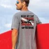 Discovery Channel Mako My Day - Crater Dyed® Short Sleeve Crewneck T-Shirt -Chic Clothing Shop cb0a7010 0ad9 4e8e b5bd e633522793ed