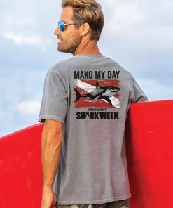 Discovery Channel Mako My Day - Crater Dyed® Short Sleeve Crewneck T-Shirt