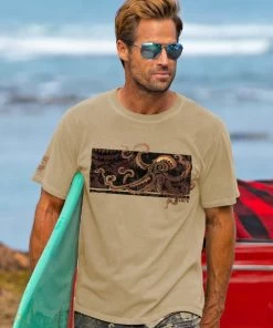 Koa Hee Band - Kona Coffee Dyed Short Sleeve Crewneck T-Shirt