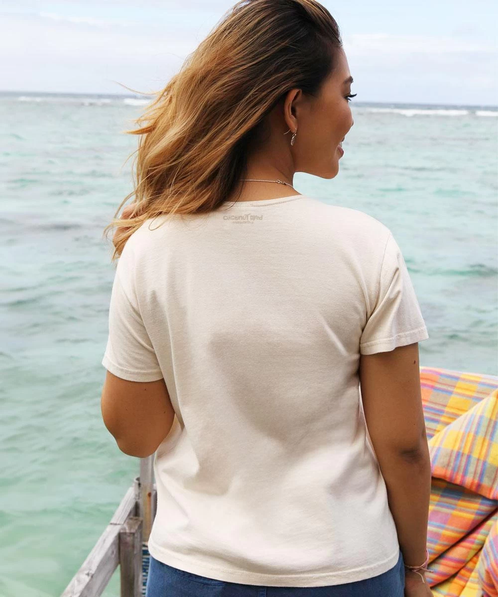 Sweet Lahaina - Coconut Dyed Short Sleeve Scoop Neck T-Shirt 4 Sweet Lahaina - Coconut Dyed Short Sleeve Scoop Neck T-Shirt - Image 2