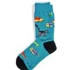 B. Kliban So Many Fish - Graphic Cotton Crew Socks -Chic Clothing Shop d225fbc9 8ae3 4ed8 a474 089bffaee140