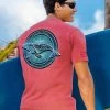 Whale Spirit - Paradise Red Dyed Short Sleeve Crewneck T-Shirt -Chic Clothing Shop d57edaaf 7203 4b8d b471 a3947573b229