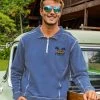 Woodie Longboard - Blue Heather Long Sleeve Mountain Peak Pullover -Chic Clothing Shop df9bd45a b9b7 41fd 87f5 cd488584ff70