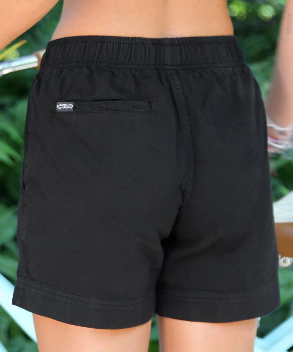 Black Shoreline Twill Shorts 4 Black Shoreline Twill Shorts - Image 2