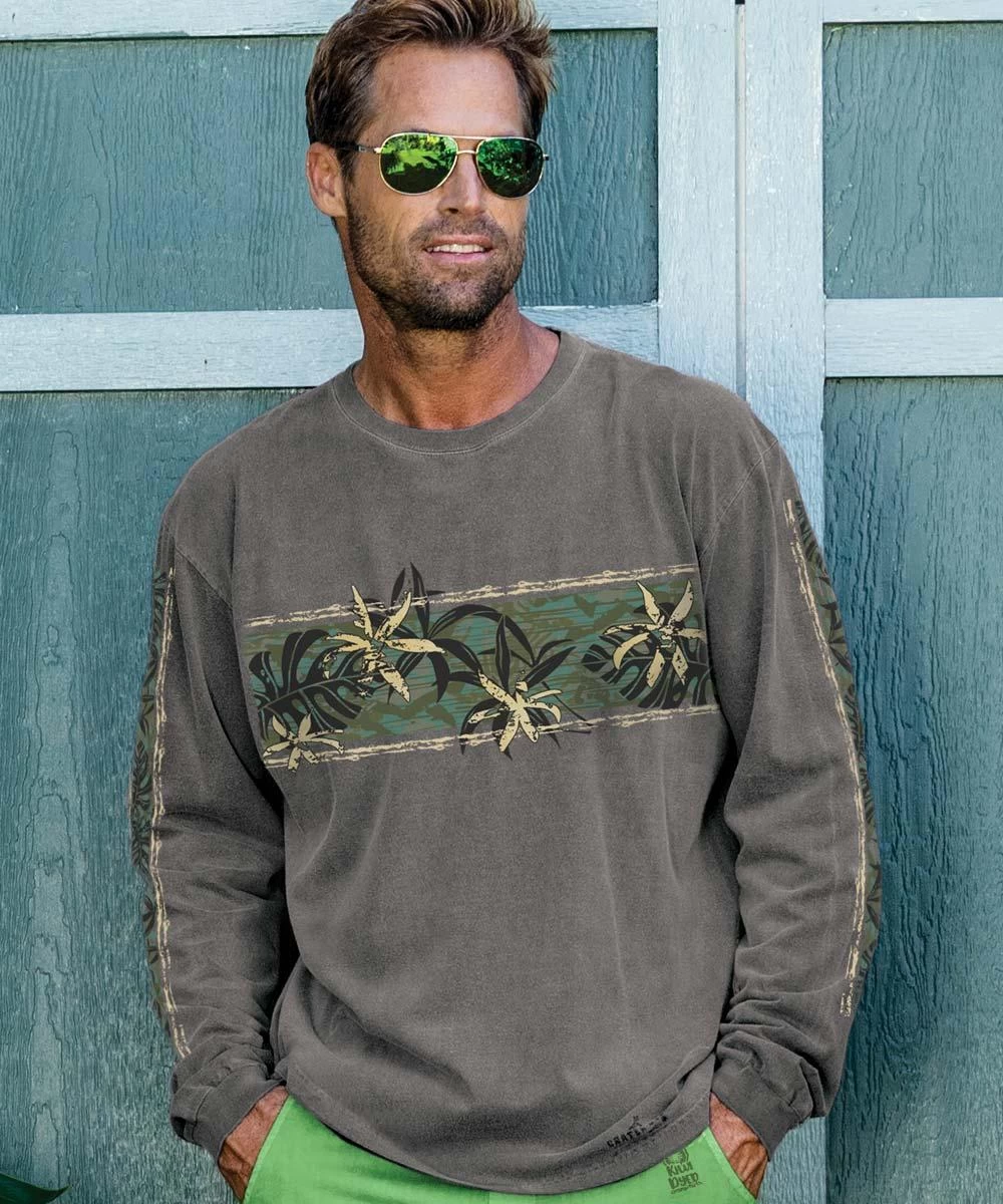 Piko Band - Crater Dyed® Long Sleeve Crewneck T-Shirt 3 Piko Band - Crater Dyed® Long Sleeve Crewneck T-Shirt