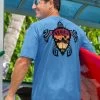 Island Style Honu - Blue Hawaii Dyed Short Sleeve Crewneck T-Shirt -Chic Clothing Shop f079f7de 23ea 4d04 8489 7726b75fafa5
