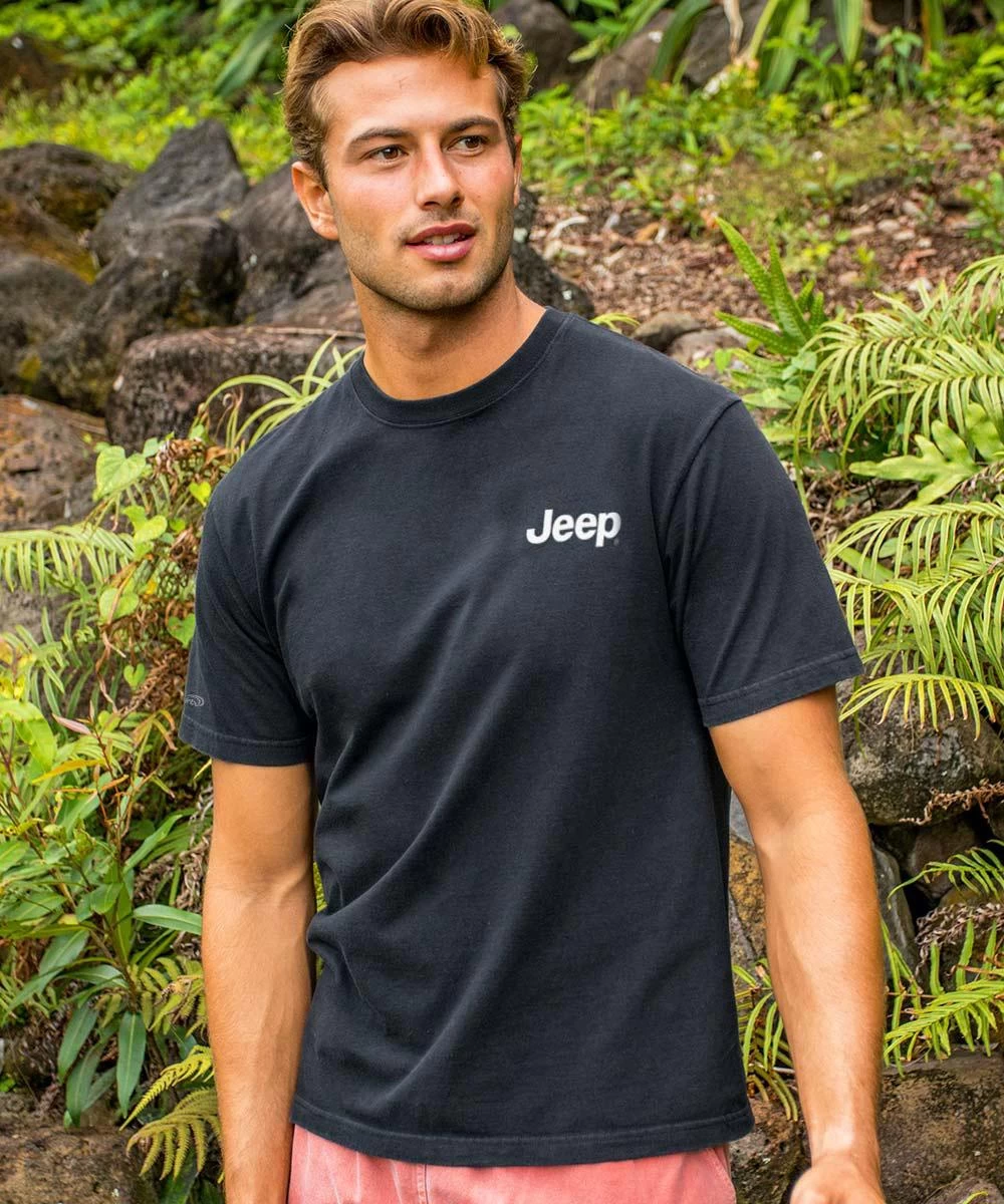 Jeep Life - Black Short Sleeve Crewneck T-Shirt 4 Jeep Life - Black Short Sleeve Crewneck T-Shirt - Image 2