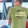 Jeep Stars And Bars - Hemp Dyed Short Sleeve Crewneck T-Shirt -Chic Clothing Shop f7f05481 eb50 4de0 ba9d 0b9360833c56