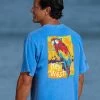 Painted Parrot - Blue Hawaii Dyed Short Sleeve Crewneck T-Shirt -Chic Clothing Shop fbefb945 552c 4c8e 92c1 799cd93d0388