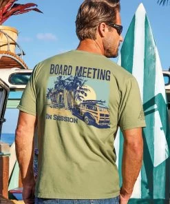 Board Meeting Session - Hemp Dyed Short Sleeve Crewneck T-Shirt