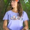 Seashell Band - Lavender Dyed Short Sleeve Scoop Neck T-Shirt -Chic Clothing Shop fdd7bb36 3409 446a 8a3a 3c209bac772c